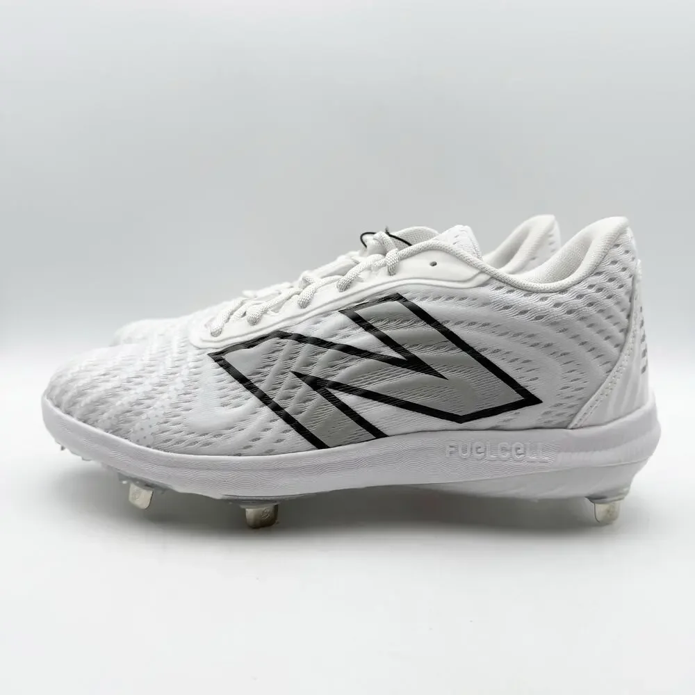 New Balance Mens FuelCell 4040v7 Baseball Cleats Size 14 White Black Metal NWOB